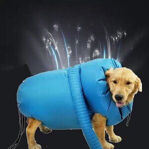 Pet Dryer Box & Automatic Drying Bag - Hair Scatter Prevention